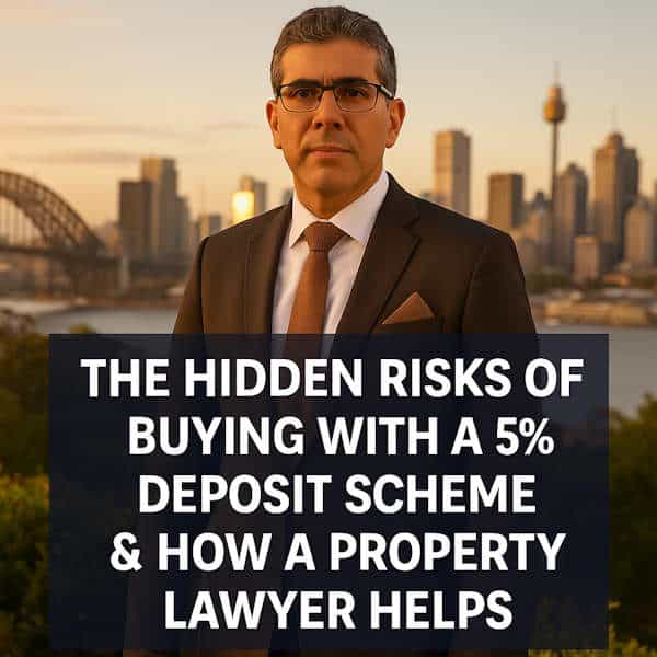 The Hidden Risks of Buying with a 5% Deposit Scheme & How a Property Lawyer Helps