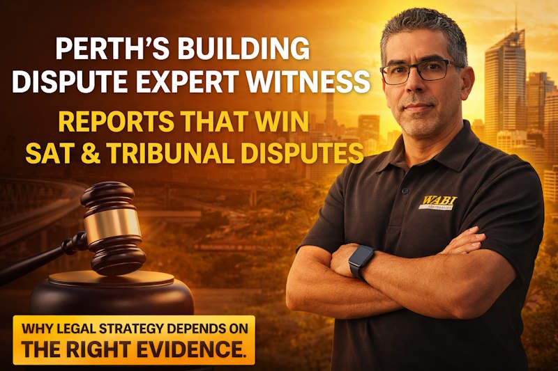 SAT Expert Witness Reports for Building Disputes in WA Why Legal Strategy Starts with the Right Evidence
