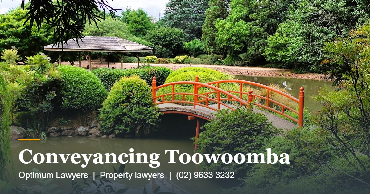 Conveyancing Toowoomba by Optimum Lawyers, property lawyers