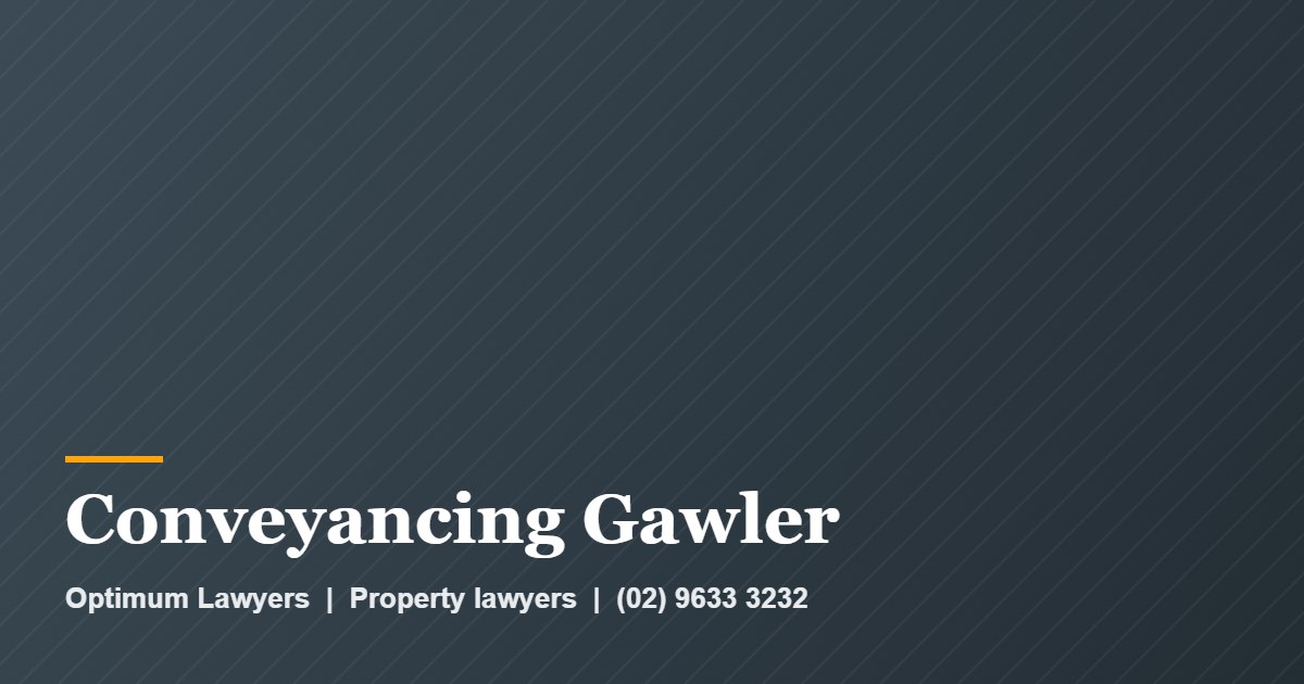 Conveyancing Gawler 1 Conveyancing Gawler by Optimum Lawyers, property lawyers